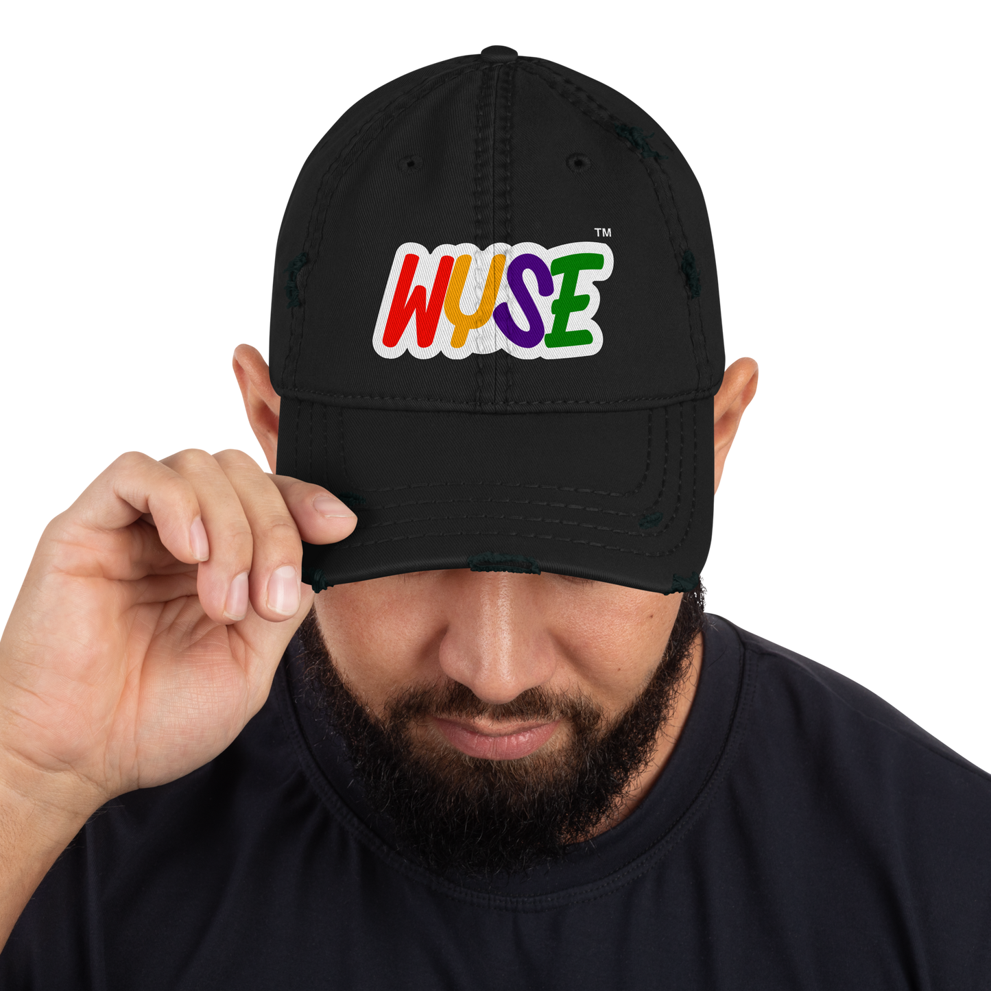 WYSE Ballers Distressed Dad Hat (Hoop Lifestyle)